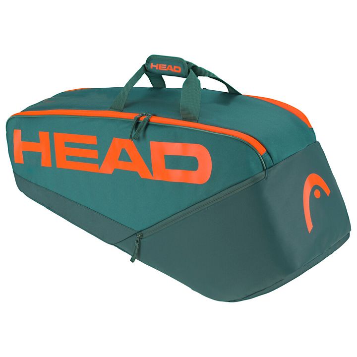 Head Pro Racketbag M (6R) Dark Cyan / Fluo Orange